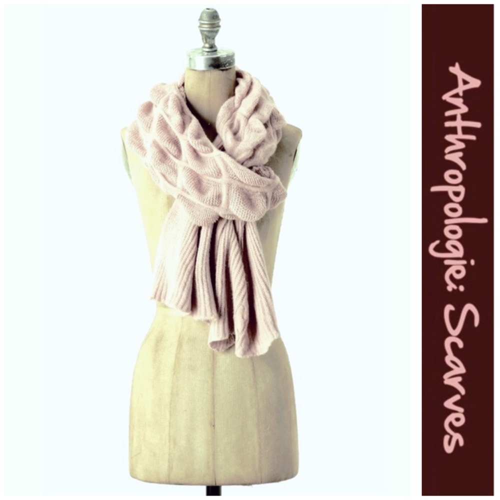 NWTs Anthro “Baffled Box Scarf” by Renee’s NYC